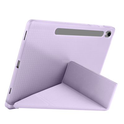 Galaxy Tab S9 Kılıf Zore Tri Folding Kalem Bölmeli Standlı Kılıf - 22