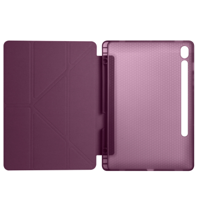 Galaxy Tab S9 Kılıf Zore Tri Folding Kalem Bölmeli Standlı Kılıf - 24