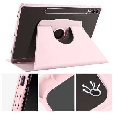 Galaxy Tab S9 Plus Case Zore Thermal Pen Case with Rotatable Stand - 39