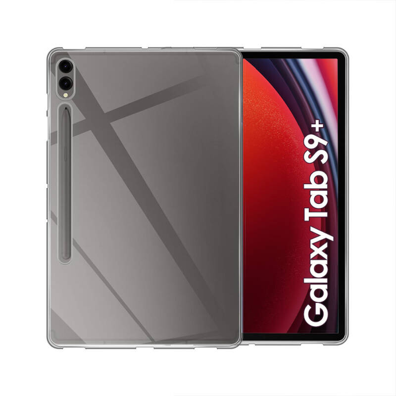 Galaxy Tab S9 Plus Kılıf Zore Tablet Süper Silikon Kapak - 1