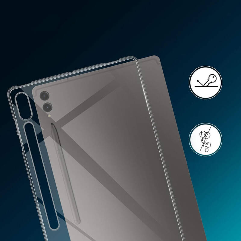 Galaxy Tab S9 Plus Kılıf Zore Tablet Süper Silikon Kapak - 5