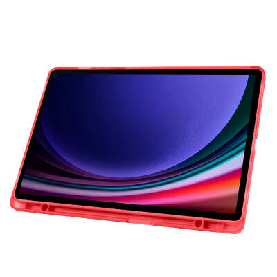 Galaxy Tab S9 Plus Kılıf Zore Tri Folding Kalem Bölmeli Standlı Kılıf - 48