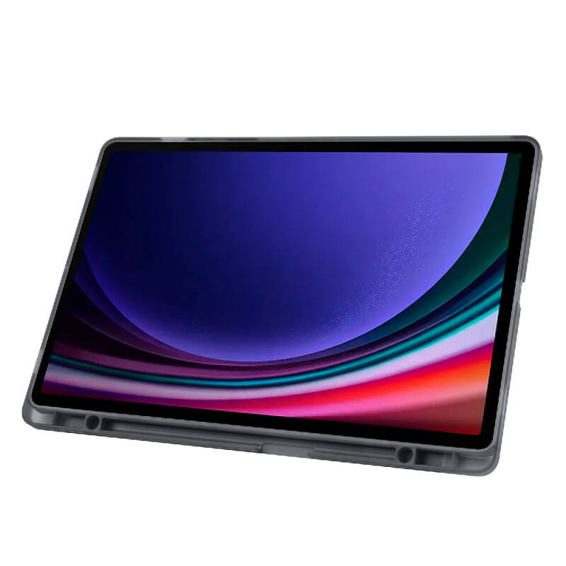 Galaxy Tab S9 Plus Kılıf Zore Tri Folding Kalem Bölmeli Standlı Kılıf - 42