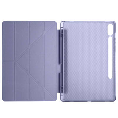 Galaxy Tab S9 Plus Kılıf Zore Tri Folding Kalem Bölmeli Standlı Kılıf - 39