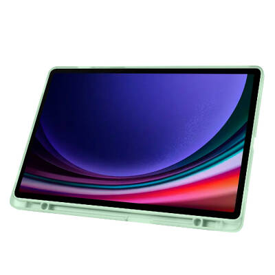Galaxy Tab S9 Plus Kılıf Zore Tri Folding Kalem Bölmeli Standlı Kılıf - 13