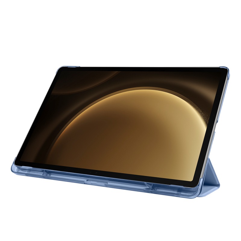 Galaxy Tab S9 Plus Zore Smart Cover Compartment with Pen Stand 1-1 Case - 7