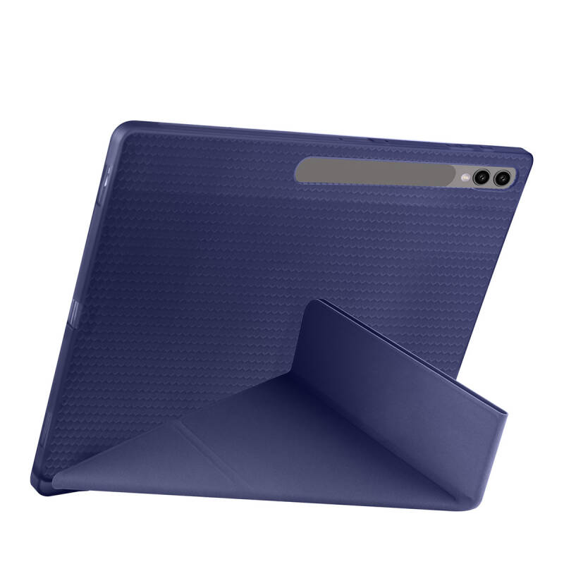 Galaxy Tab S9 Ultra Case Zore Tri Folding Stand Case with Pen Compartment - 32