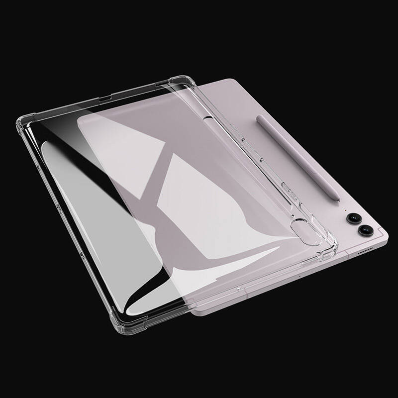 Galaxy Tab S9 Ultra Kılıf Zore Tablet Nitro Anti Shock Silikon Kapak - 4