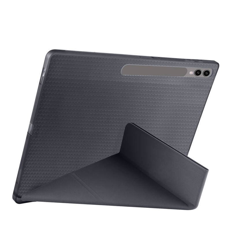 Galaxy Tab S9 Ultra Kılıf Zore Tri Folding Kalem Bölmeli Standlı Kılıf - 35