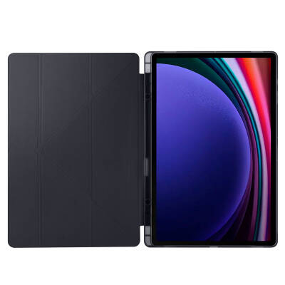Galaxy Tab S9 Ultra Kılıf Zore Tri Folding Kalem Bölmeli Standlı Kılıf - 17