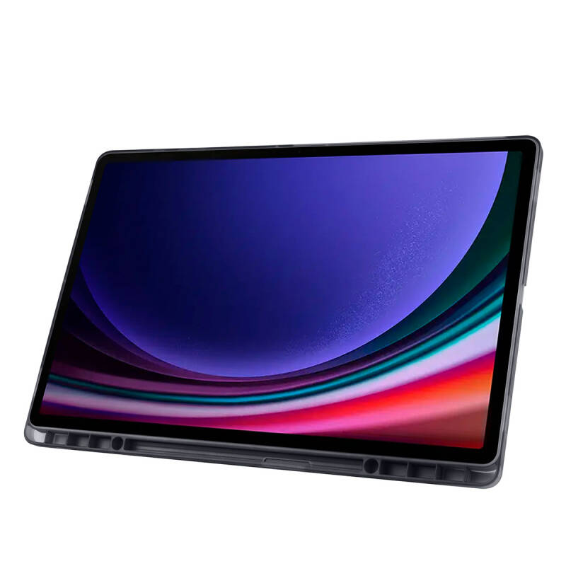 Galaxy Tab S9 Ultra Kılıf Zore Tri Folding Kalem Bölmeli Standlı Kılıf - 24