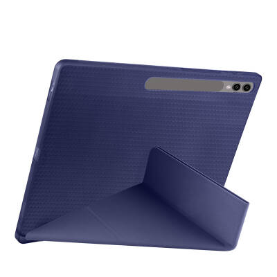 Galaxy Tab S9 Ultra Kılıf Zore Tri Folding Kalem Bölmeli Standlı Kılıf - 32