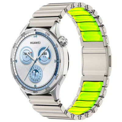 Galaxy Watch 3 45mm Zore KRD-151 22mm Metal Silicone Band - 2