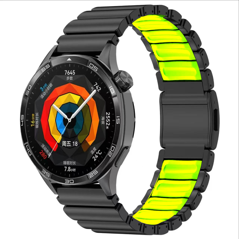 Galaxy Watch 3 45mm Zore KRD-151 22mm Metal Silikon Kordon - 7