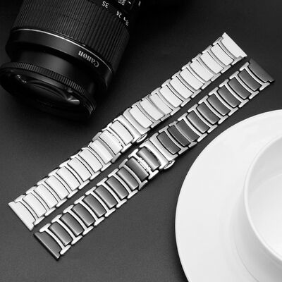 ​​Galaxy Watch 42mm (20mm) Seramik Metal Kordon - 6