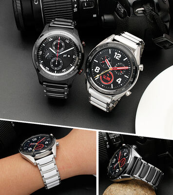​​Galaxy Watch 42mm (20mm) Seramik Metal Kordon - 5
