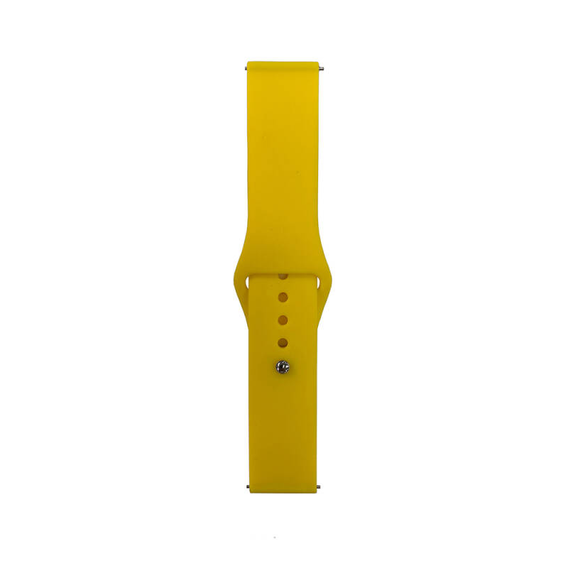 Galaxy Watch 42mm Band Serisi 20mm Klasik Kordon Silikon Strap Kayış - 10