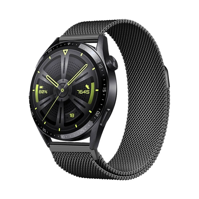 Galaxy Watch 42mm Zore Band-12 20mm Metal Hasır Kordon - 4