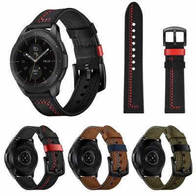 ​​Galaxy Watch 46mm (22mm) KRD-19 Deri Kordon - 8