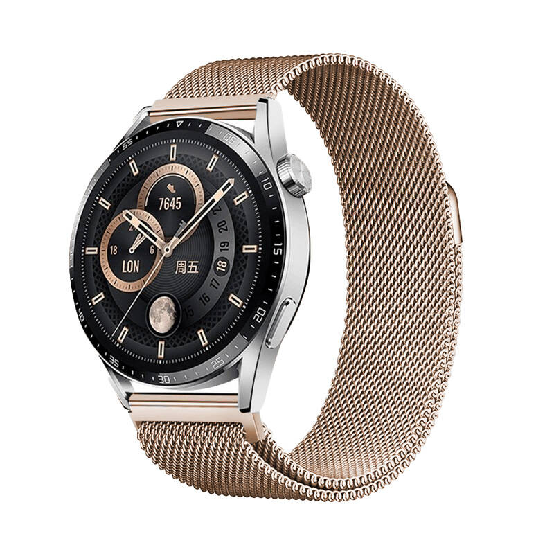 Galaxy Watch 46mm Zore Band-12 22mm Metal Mesh Band - 4