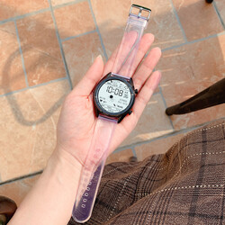 Galaxy Watch Active 2 40mm KRD-13 Şeffaf Silikon Kordon - Thumbnail