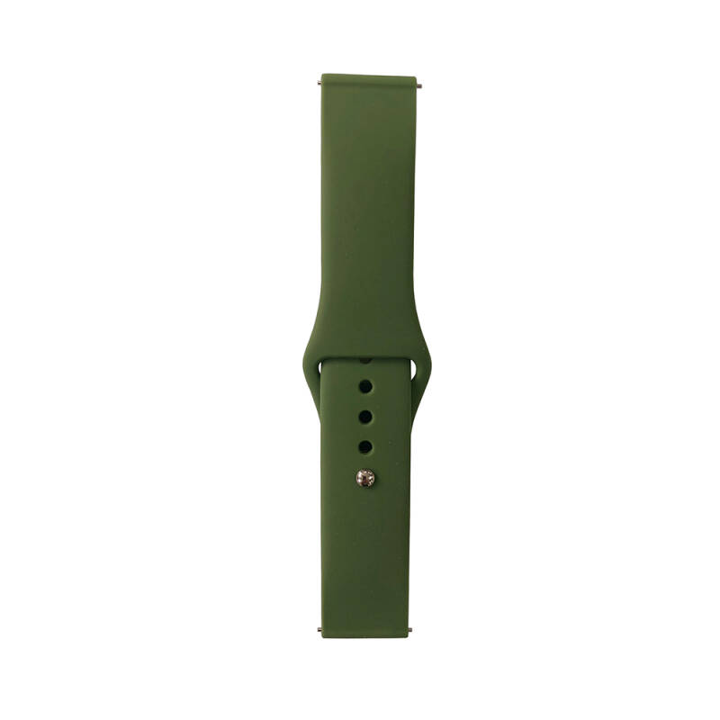 Galaxy Watch Active 2 44mm Band Serisi 20mm Klasik Kordon Silikon Strap Kayış - 6