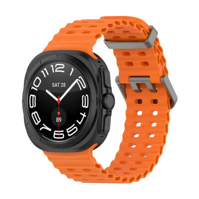 Galaxy Watch Ultra 47mm Zore KRD-118 Serrated Design Silicone Band - 7