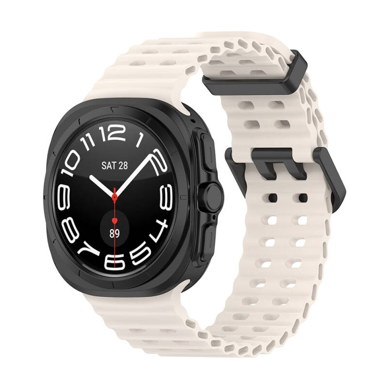 Galaxy Watch Ultra 47mm Zore KRD-118 Serrated Design Silicone Band - 8