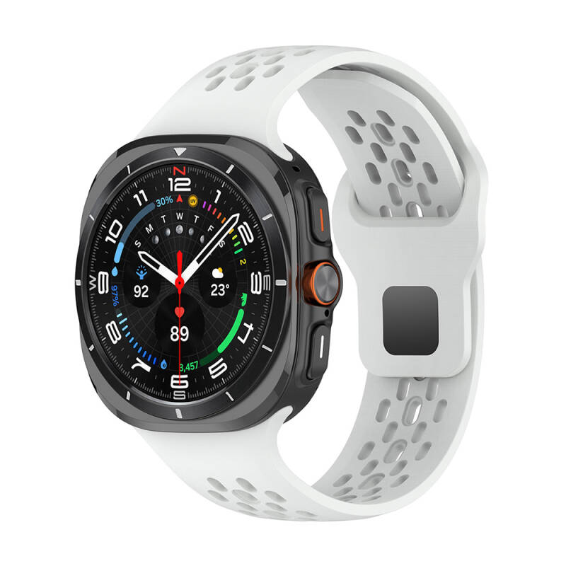 Galaxy Watch Ultra 47mm Zore KRD-119 Delikli Tasarım Silikon Kordon - 11