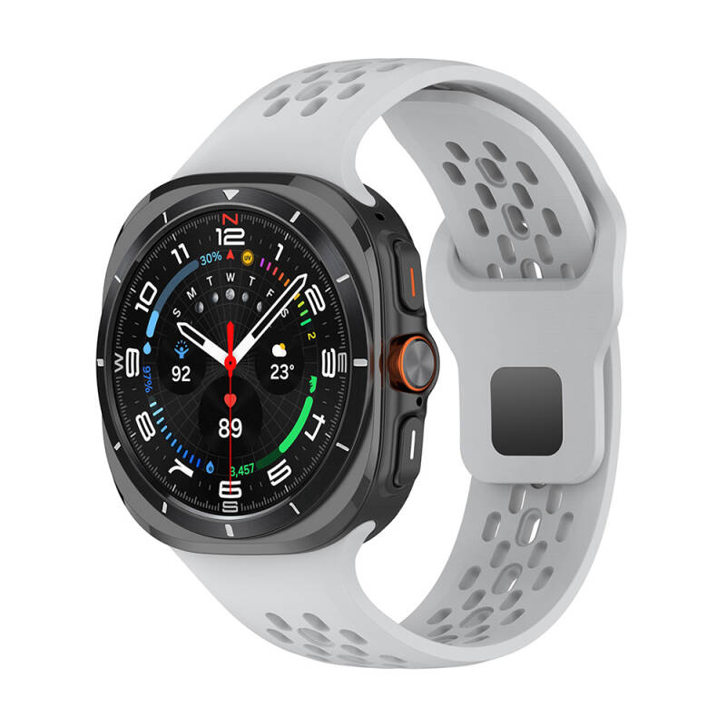 Galaxy Watch Ultra 47mm Zore KRD-119 Delikli Tasarım Silikon Kordon - 2