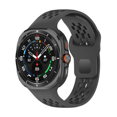 Galaxy Watch Ultra 47mm Zore KRD-119 Delikli Tasarım Silikon Kordon - 9