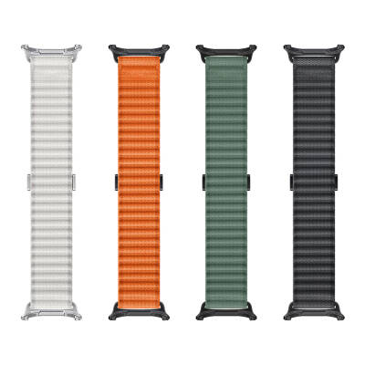 ​​Galaxy Watch Ultra 47mm Zore KRD-120 Nylon Fabric Mesh Braided Band - 13