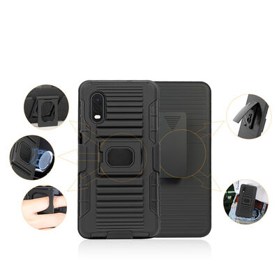 Galaxy Xcover Pro Case Zore Double Clip Cover - 3