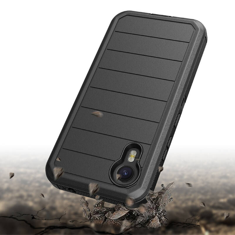 Galaxy XCover7 Pro Case Zore Double Clip Cover - 4