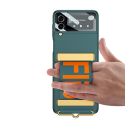 Galaxy Z Flip 3 Case Zore Flio Kıpta Cover - 16