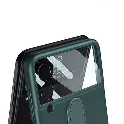 Galaxy Z Flip 3 Case Zore Flip Ring Kıpta Cover - 5
