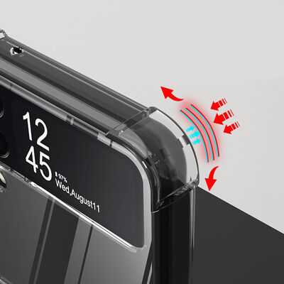 Galaxy Z Flip 3 Kılıf Zore Nitro Anti Shock Silikon - 7
