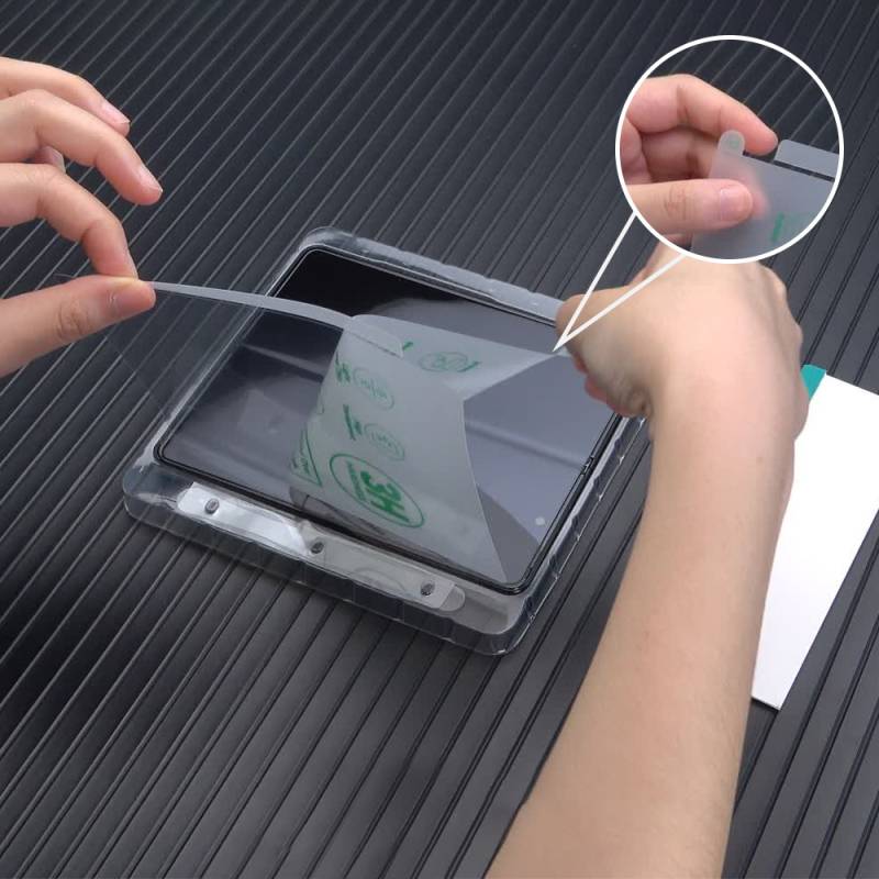 Galaxy Z Flip 3 Zore Hizalama Aparatlı S-Fit Body Ekran Koruyucu - 10