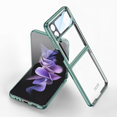 Galaxy Z Flip 4 Case Zore Kipta Lens Cover - 13