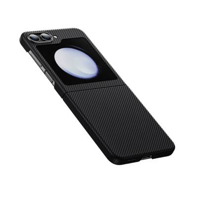 Galaxy Z Flip 5 Case Carbon Fiber Benks Essential ArmorAir 600D Kevlar Cover - 3