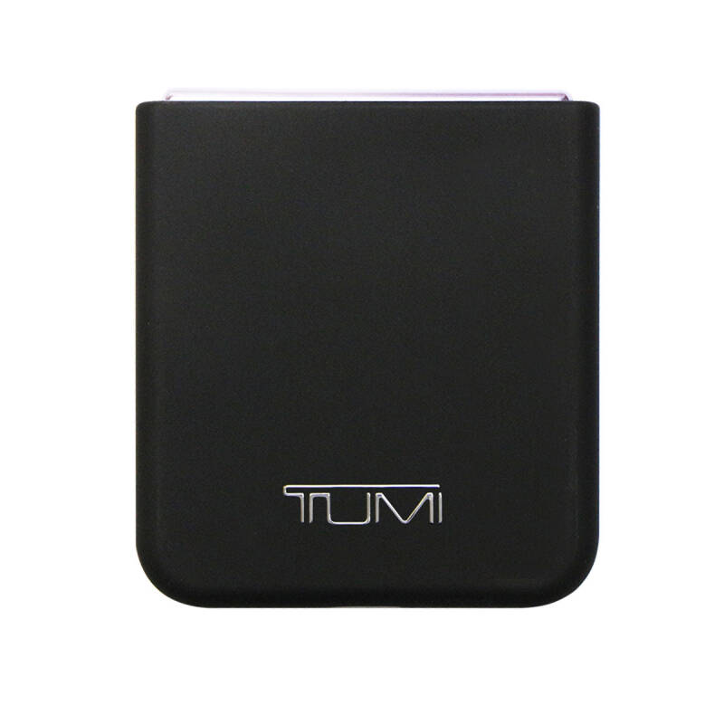 Galaxy Z Flip 5 Case TUMI Liquid Silicone Metal Logo Design Original Licensed Cover - 6