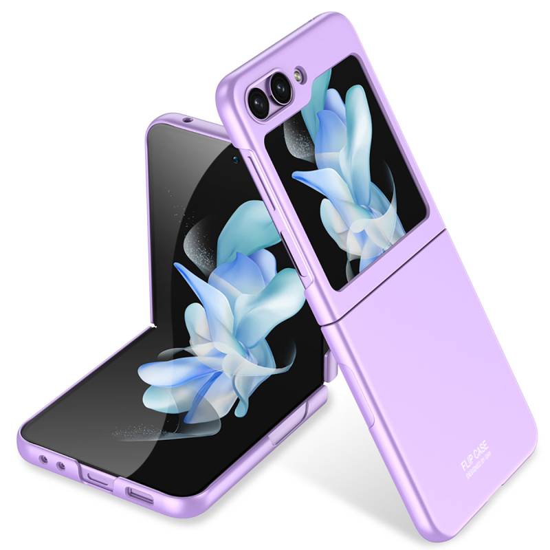 Galaxy Z Flip 5 Case Zore Hard Kipta Cover - 1