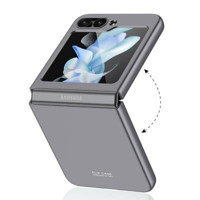 Galaxy Z Flip 5 Case Zore Hard Kipta Cover - 6