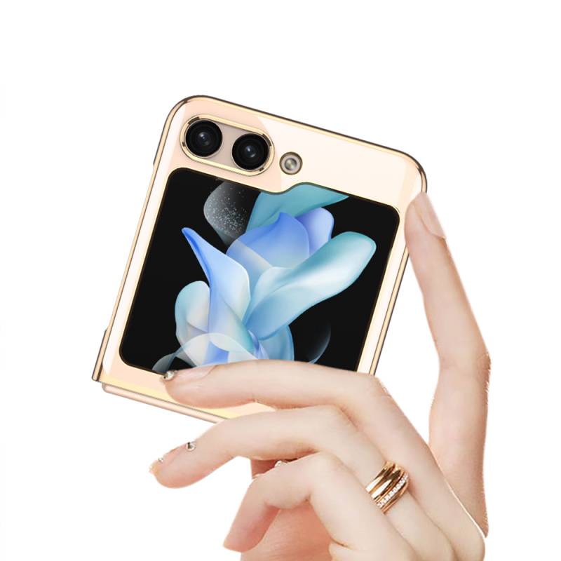 Galaxy Z Flip 5 Case Zore Kipta Lens Cover - 5
