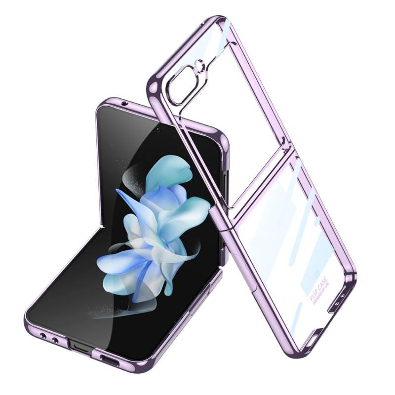 Galaxy Z Flip 5 Case Zore Kipta Lens Cover - 15