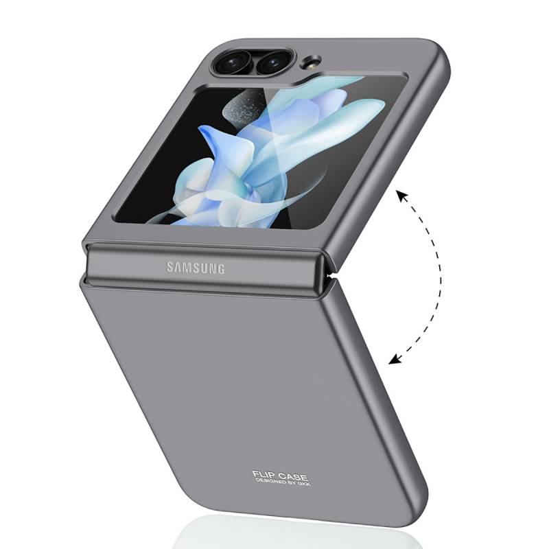 Galaxy Z Flip 5 Kılıf Zore Sert Kıpta Kapak - 6