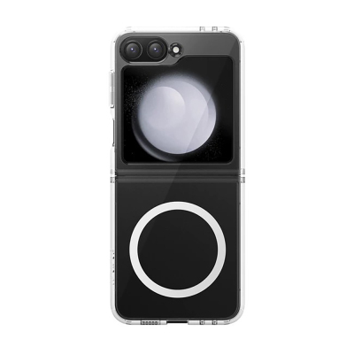 Galaxy Z Flip 6 Case Camera Protection M-safe Hard PC Zore Porto Cover - 8