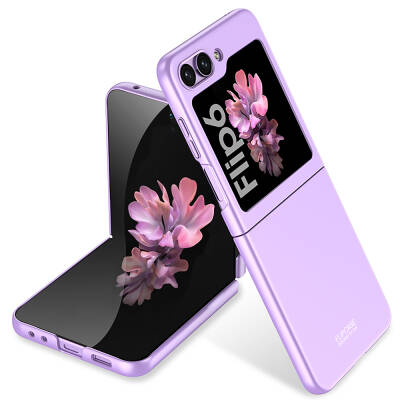 Galaxy Z Flip 6 Case Zore Sert Kıpta Case Cover - 6