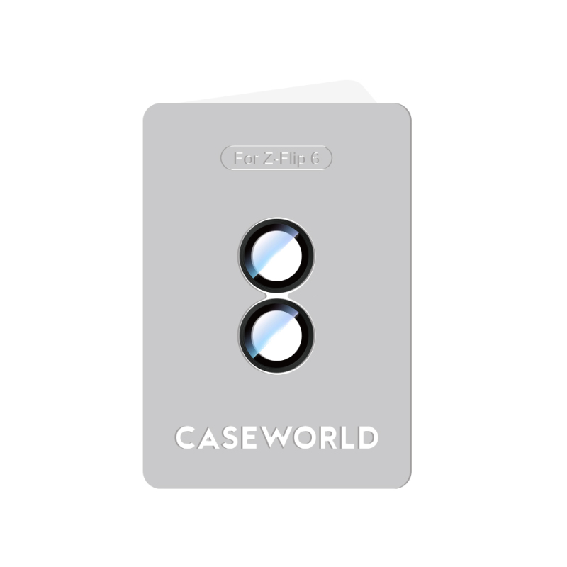 Galaxy Z Flip 6 CaseWorld Alloy Series Oleophobic Anti-Reflective Camera Lens Protector - 7