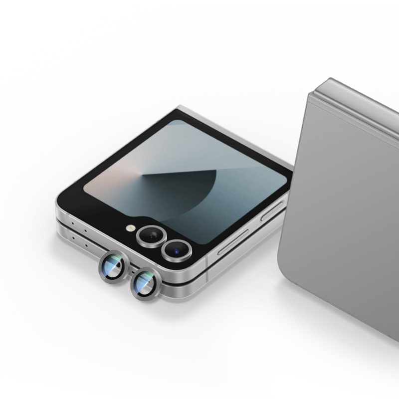 Galaxy Z Flip 6 CaseWorld Alloy Series Oleophobic Anti-Reflective Camera Lens Protector - 10